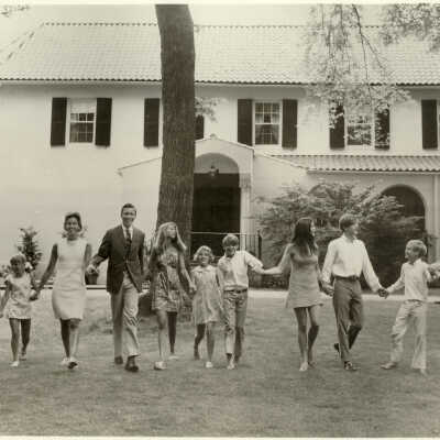 Bill and Martha Rentschler and their children
