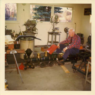 Stanely Wells Collection of Donnelly's Trains at his farm