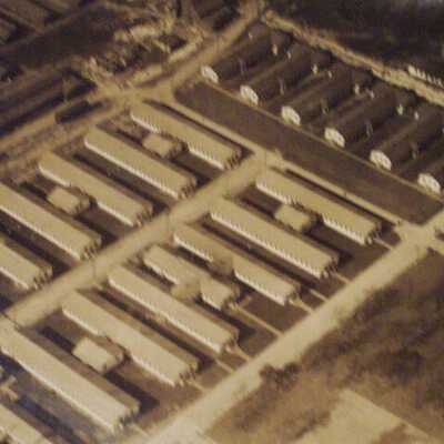 Aerial view of Great Lakes Naval Center