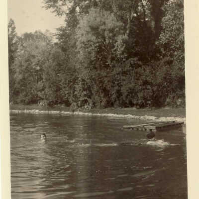 Swimming in Farwell Pond
