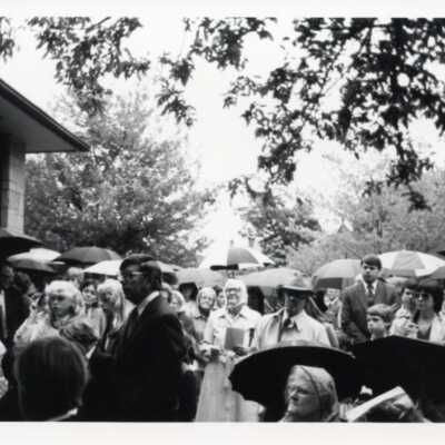 People outside