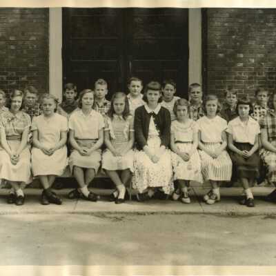 Gorton School class, 5th or 6th grade, 1949-1951
