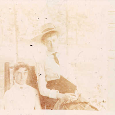 Two young women