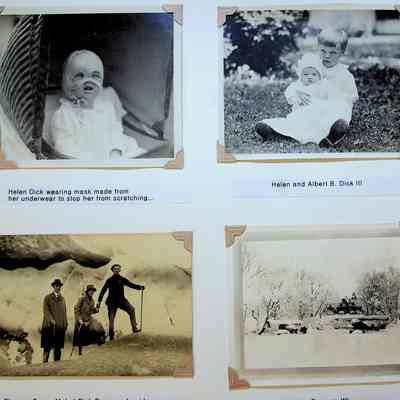 Helen Dick, Albert B Dick III, Thomas Swan and Mabel Dick Swan