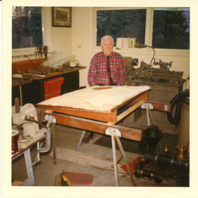 Stanely Wells Collection of Donnelly's Trains at his farm
