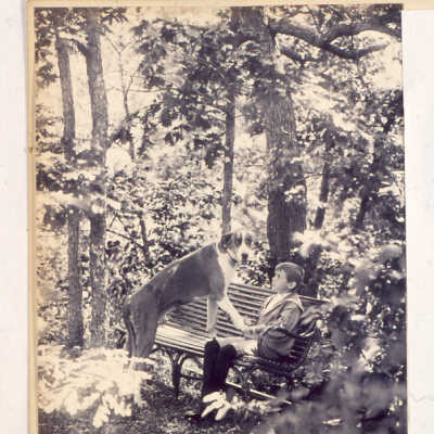 Farwell Winston and dog