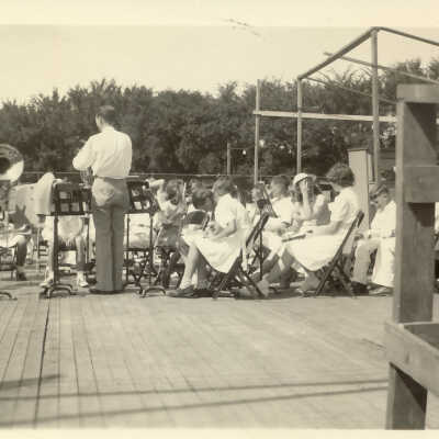 Gorton School band in West Park