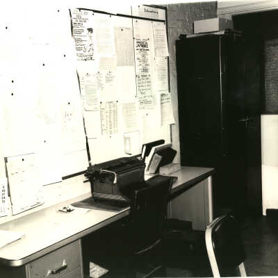 Police department office interior