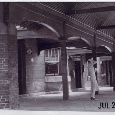 Lake Forest Train Station, July 23, 1938