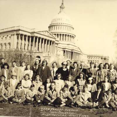 "Lake Forest Schools, Lake Forest, IL. Washington, D.C.- April 7th, 1947"