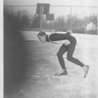 Ice skater at the Winter Club