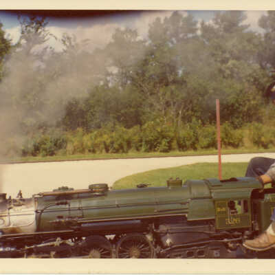 Stanely Wells Collection of Donnelly's Trains at his farm