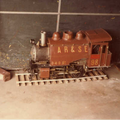 Stanely Wells Collection of Donnelly's Trains at his farm