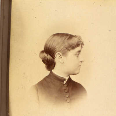 Portrait of a girl in profile