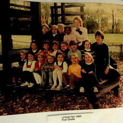 Lake Forest Country Day School 1st Grade 1984