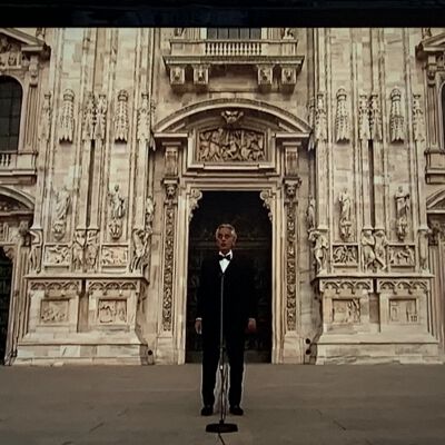 "Watching Andrea Bocelli perform at the Duomo"