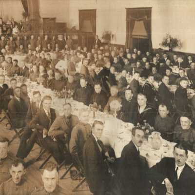 World War I veterans banquet, Lake Forest College