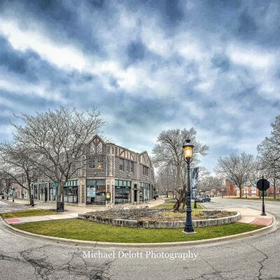 "Downtown, ghost town - Lake Bluff"