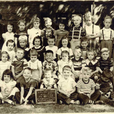 Halsey School Junior Kindergarten class 1952-53