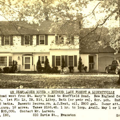 House on Desplaines River