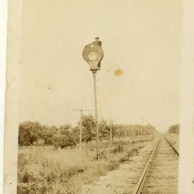 Stanely Wells Collection of Donnelly's Trains at his farm