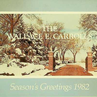 Carroll Family Christmas Card 1982