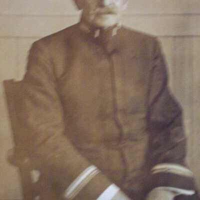 Portrait of older gentleman in uniform