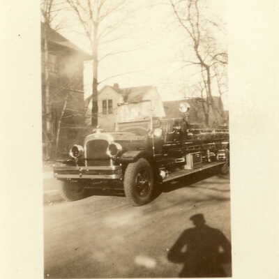 Fire Engine at Forest Avenue