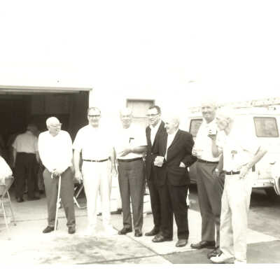 Police department gathering