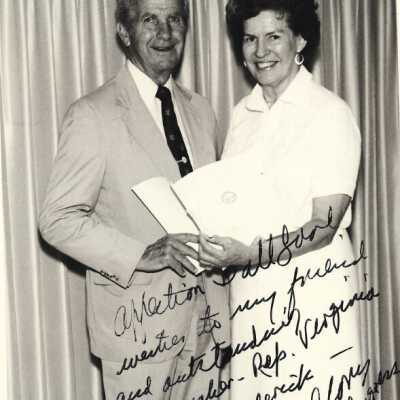Congressman Bob McClory and Virginia Fiester Frederick