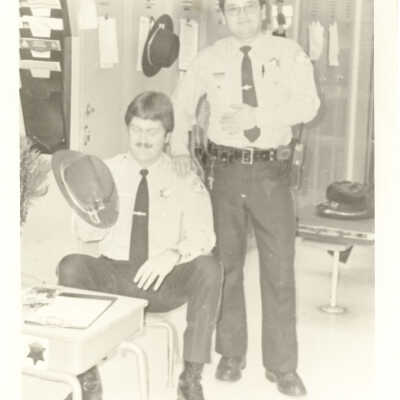 Police station interior