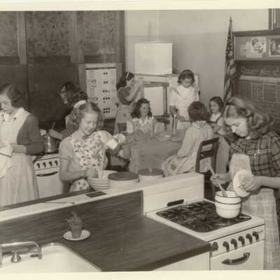Gorton School Home Arts Classroom
