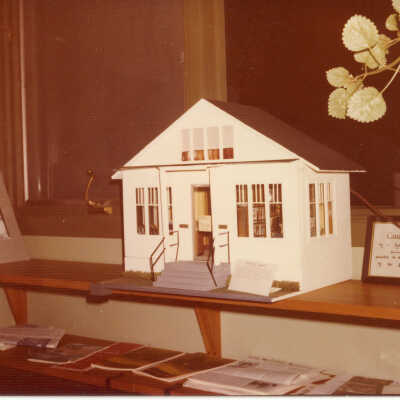 Model of Lake Bluff Library