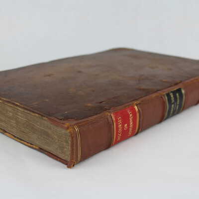 Closer view of binding