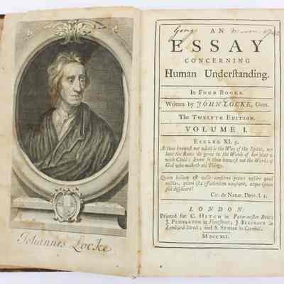 An Essay Concerning Human Understanding. In Four Books.