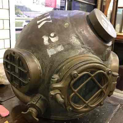 Brass Diving Helmet, Lock 21
