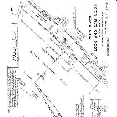 1927 Lock 22 Utilities Proposal Map