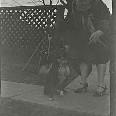 Mr. Bryan and Dog Lindy