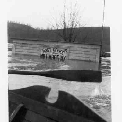 Millwood Post Office in Flood