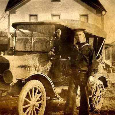 C H Polk With Car