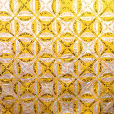 Longview Methodist Church Aid Signature Quilt