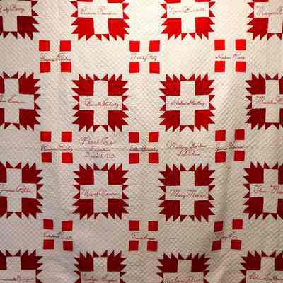 Methodist Sunday School Class Quilt