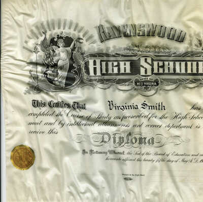 Virgina Smith Ravenswood High School Diploma