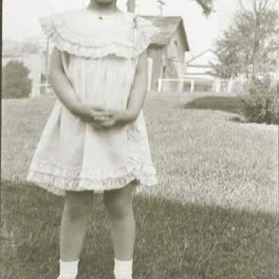 Donaldeen in Christening Clothes After Easter