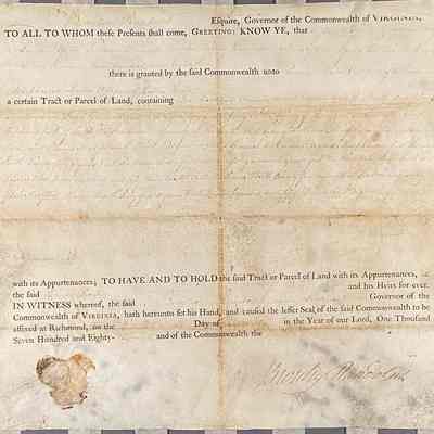 Thomas Proctor Land Grant
