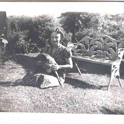 Betty Fowler and Dog
