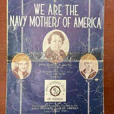 Navy Mothers Club—Sheet Music 2 pcs