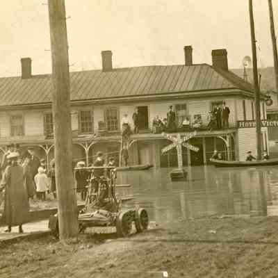 Flood of 1913 - Hotel Victoria