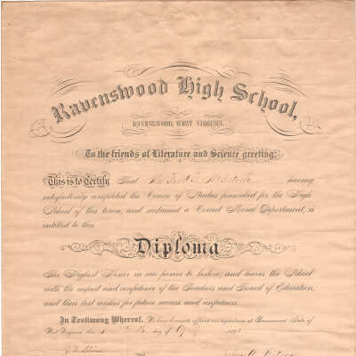 Fred McIntosh Ravenswood High School Diploma