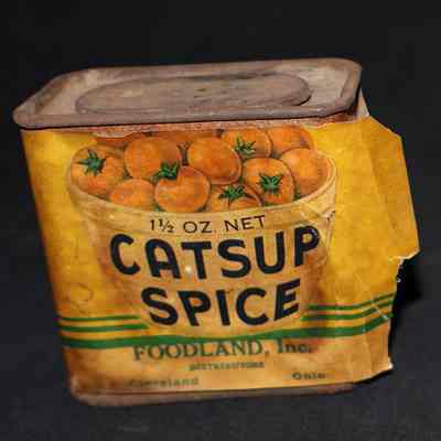 Catsup spice tin